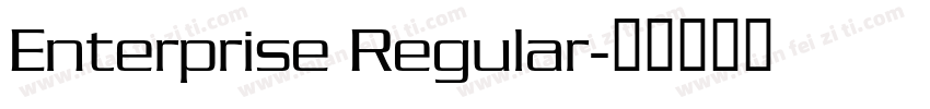 Enterprise Regular字体转换